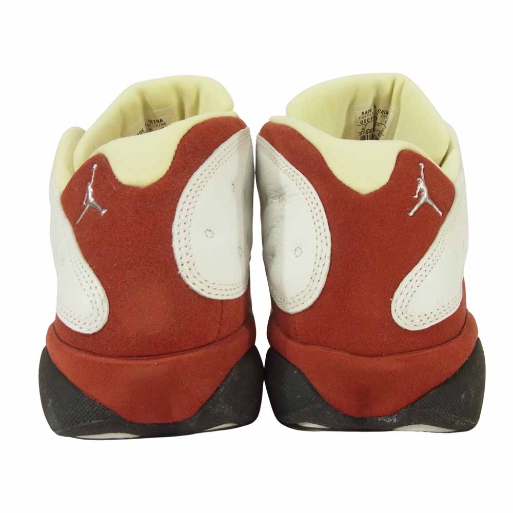 NIKE ナイキ 310810-105 観賞用 Air Jordan 13 Retro low スニーカー 中国製 ホワイト系 レッド系 28cm【極上美品】【中古】