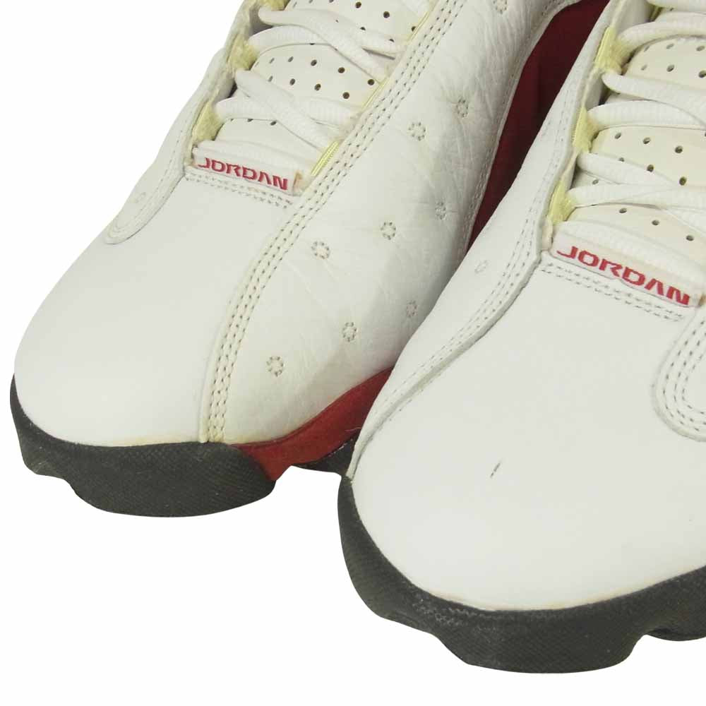 NIKE ナイキ 310810-105 観賞用 Air Jordan 13 Retro low スニーカー 中国製 ホワイト系 レッド系 28cm【極上美品】【中古】