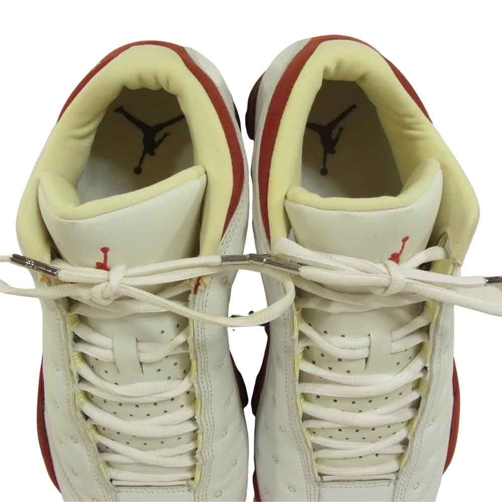 NIKE ナイキ 310810-105 観賞用 Air Jordan 13 Retro low スニーカー 中国製 ホワイト系 レッド系 28cm【極上美品】【中古】