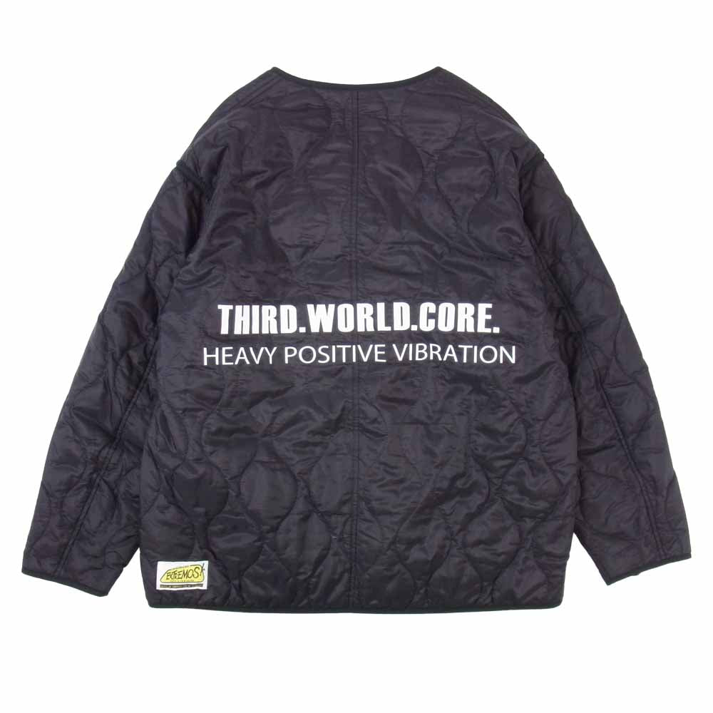サードワールドコア QUILTING JKT キルティング ジャケット ブラック系 L【中古】