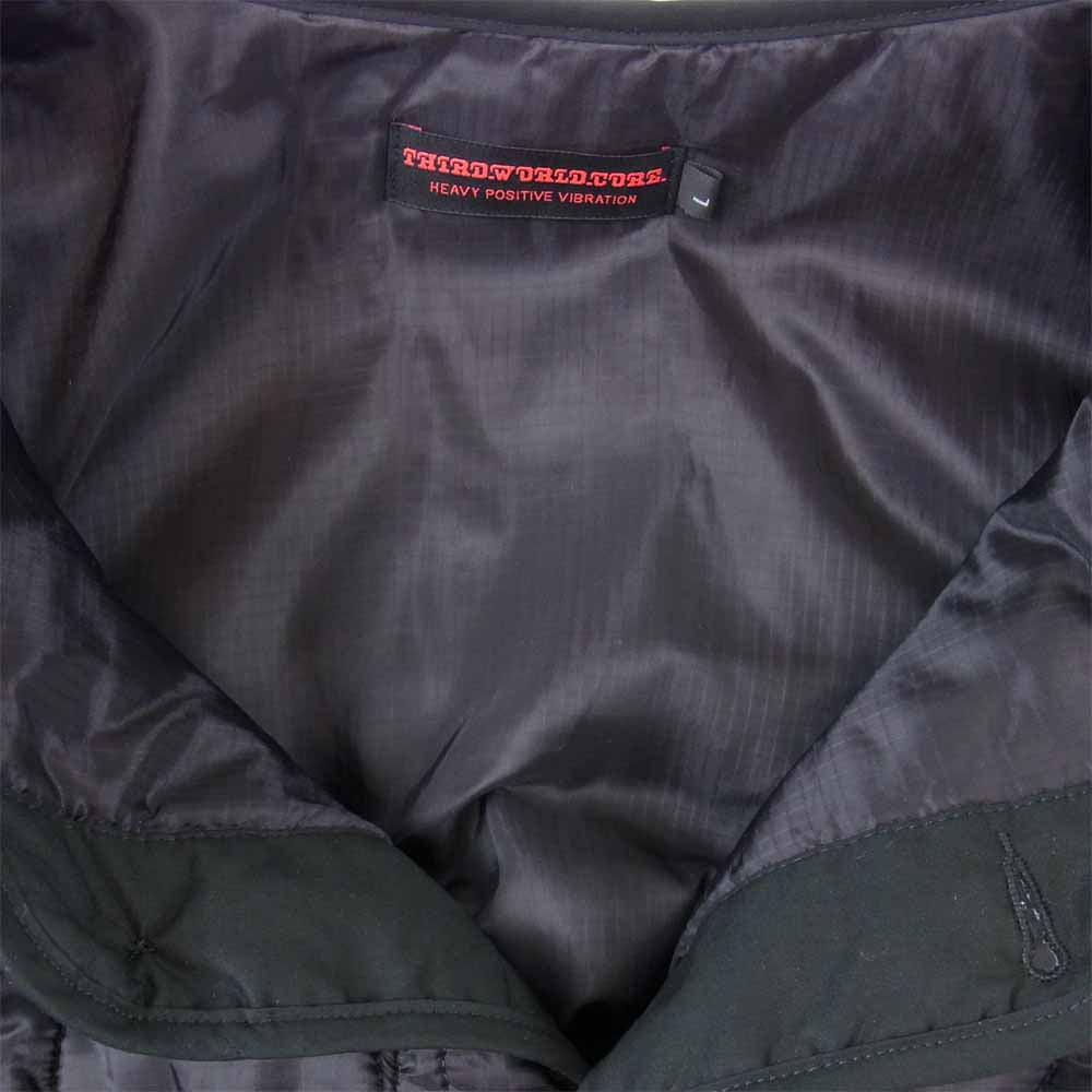 サードワールドコア QUILTING JKT キルティング ジャケット ブラック系 L【中古】