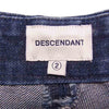 DESCENDANT ディセンダント 21SS 211BRDS-PTM03 BAKER DENIM TROUSERS ウォッシュ加工 トラウザーズ パンツ  2【極上美品】【中古】