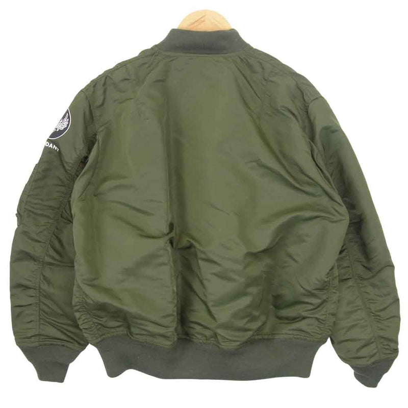 DESCENDANT ディセンダント 20AW 201WVDS-JKM01 D-MA1-M NYLON JACKET ナイロン ジャケット モスグリーン系 オレンジ系 2【極上美品】【中古】