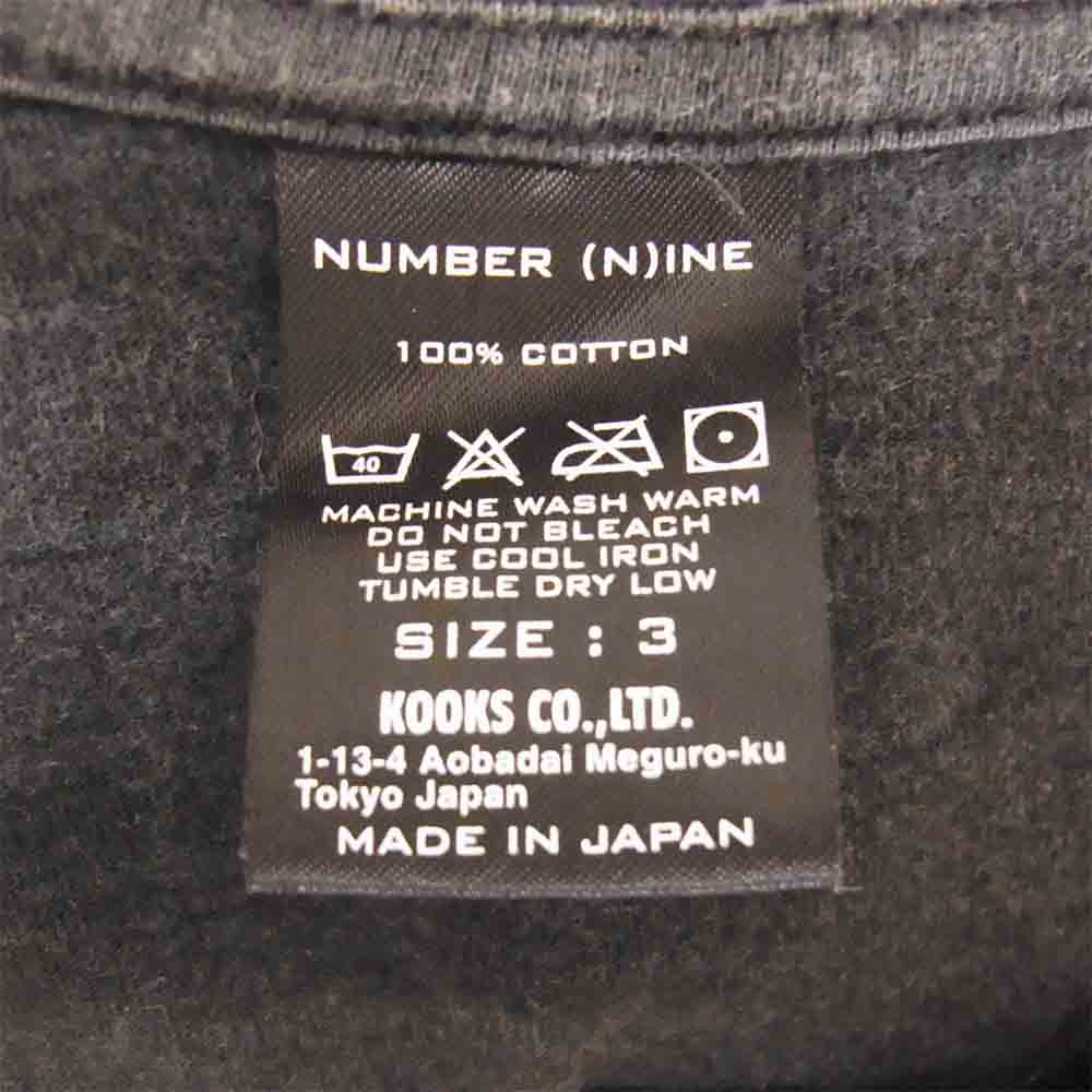 NUMBER(N)INE ナンバーナイン Milk &Cookies プリント Tシャツ 3【中古】