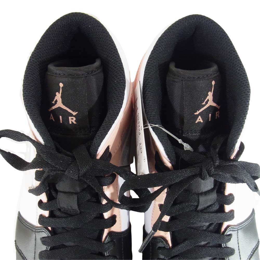 NIKE ナイキ AIR JORDAN 1 MID Crimson Tint クリムゾンティント エアジョーダン スニーカー White/ArcticOrange-Black 27cm【新古品】【未使用】【中古】