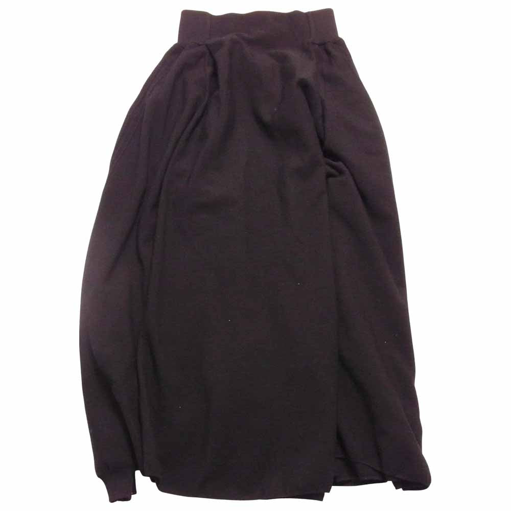 Yohji Yamamoto ヨウジヤマモト DP0701 Y-3 W TECH WO SKORT ワイスリー テック ウール ロングスカート ブラック系 XS【美品】【中古】