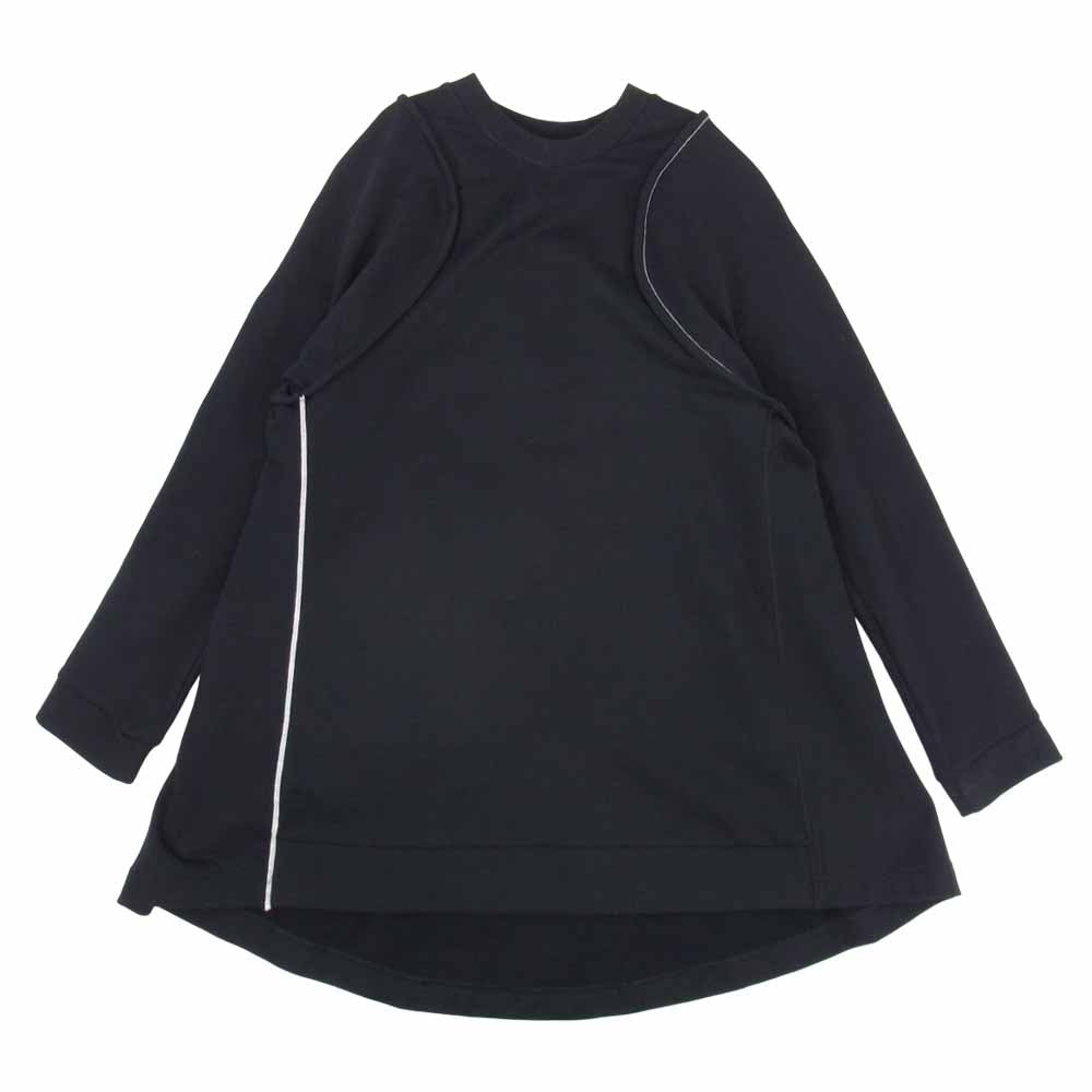 Yohji Yamamoto ヨウジヤマモト DP0765 Y-3 W SASHIKO SWT ワイスリー ウール サイコ スウェット ブラック系 XS【新古品】【未使用】【中古】