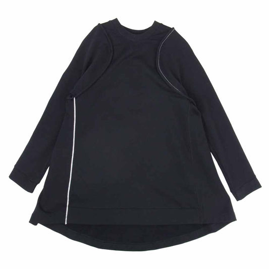 Yohji Yamamoto ヨウジヤマモト DP0765 Y-3 W SASHIKO SWT ワイスリー ウール サイコ スウェット ブラック系 XS【新古品】【未使用】【中古】