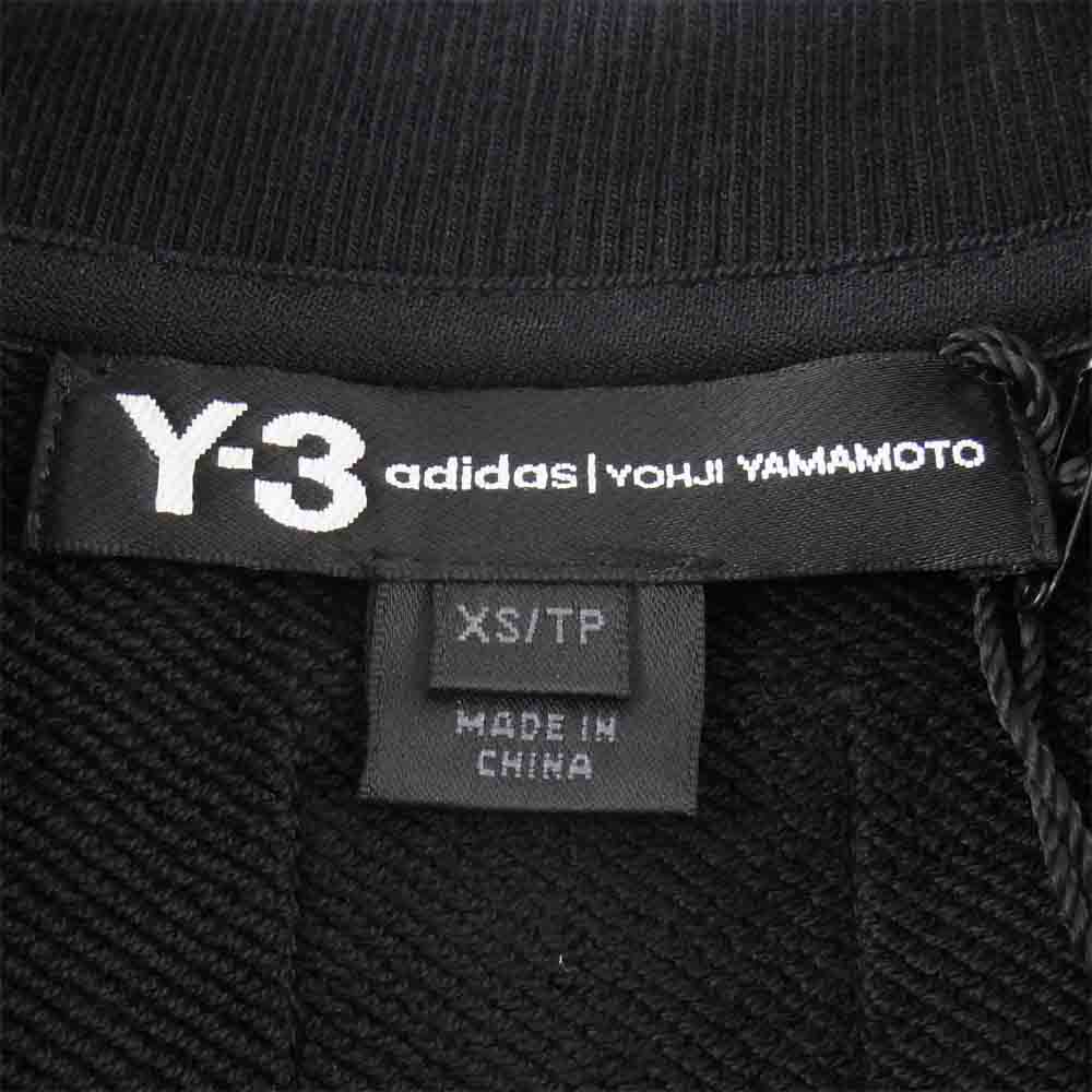 Yohji Yamamoto ヨウジヤマモト DP0765 Y-3 W SASHIKO SWT ワイスリー ウール サイコ スウェット ブラック系 XS【新古品】【未使用】【中古】
