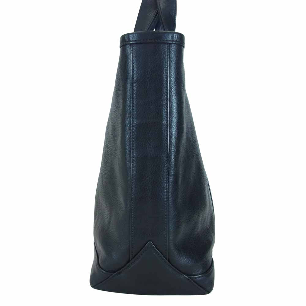 CHROME HEARTS クロムハーツ（原本無） ユナイテッドアローズ UA 10周年記念 クロスパッチ レザー トート バック ブラック系【中古】