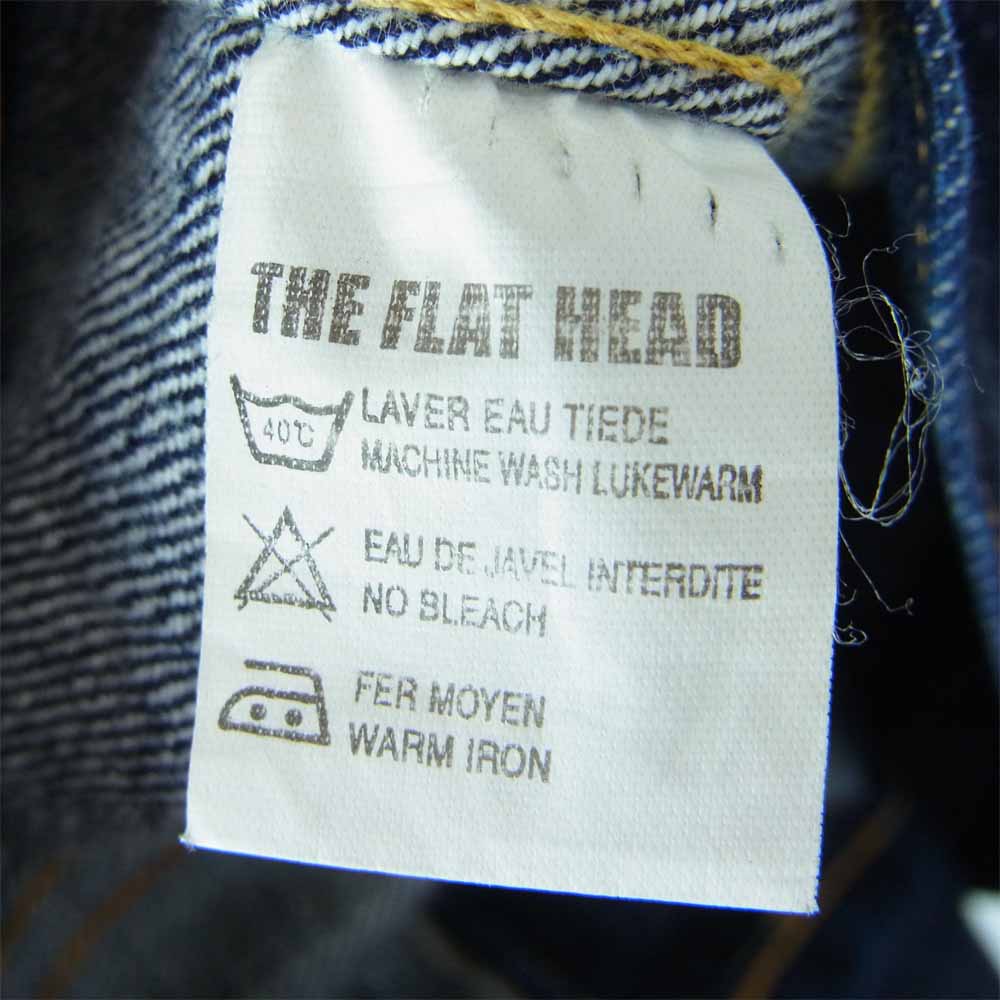 THE FLAT HEAD ザフラットヘッド 6006W 14.5oz デニム ジャケット インディゴブルー系 38【中古】