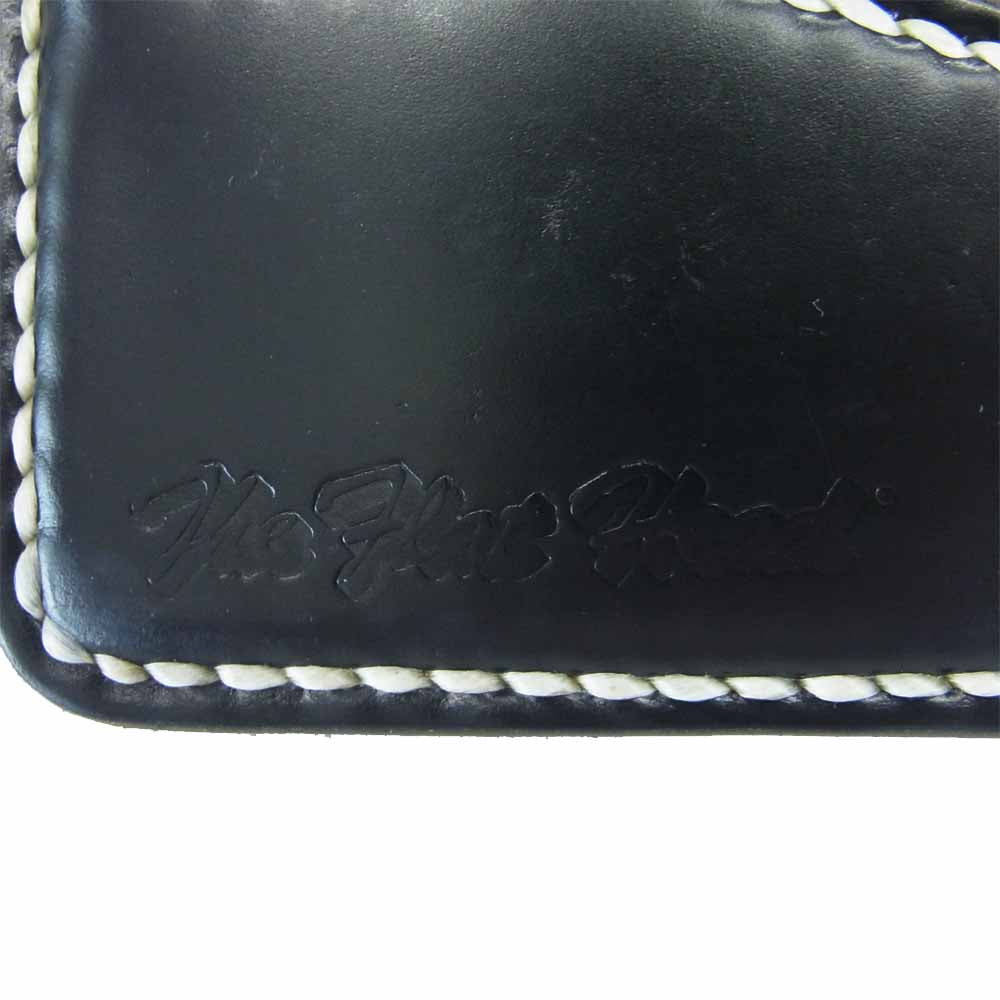 THE FLAT HEAD ザフラットヘッド コンチョ コードバン レザー ロング ウォレット ブラウン系【中古】