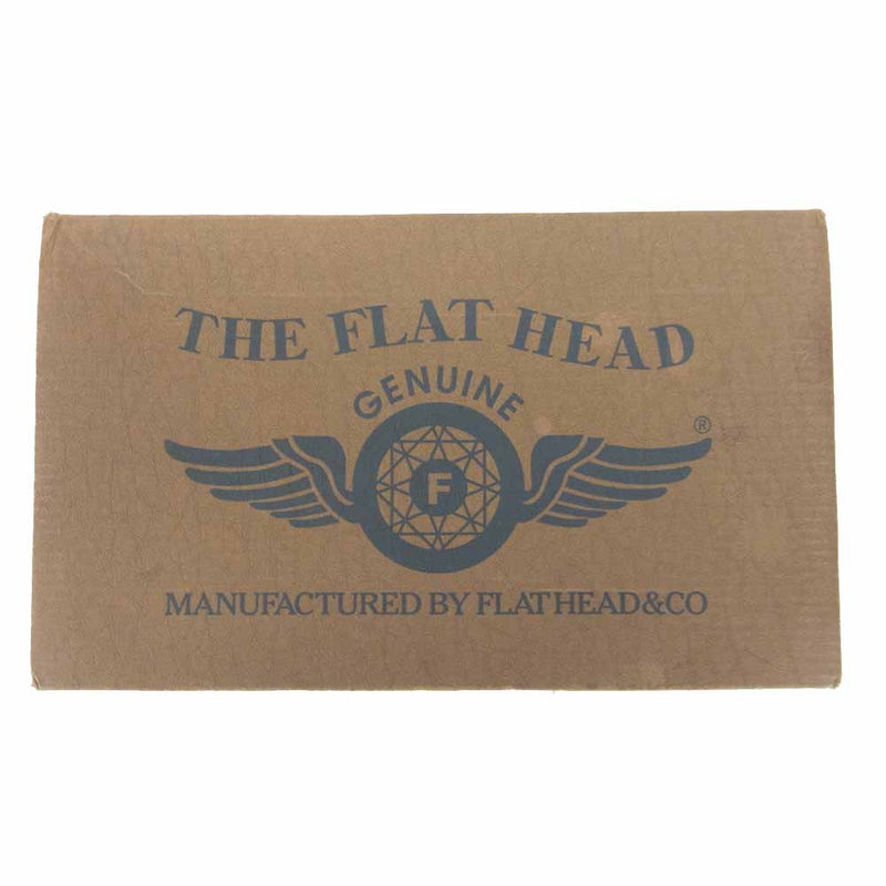 THE FLAT HEAD ザフラットヘッド コンチョ コードバン レザー ロング ウォレット ブラウン系【中古】