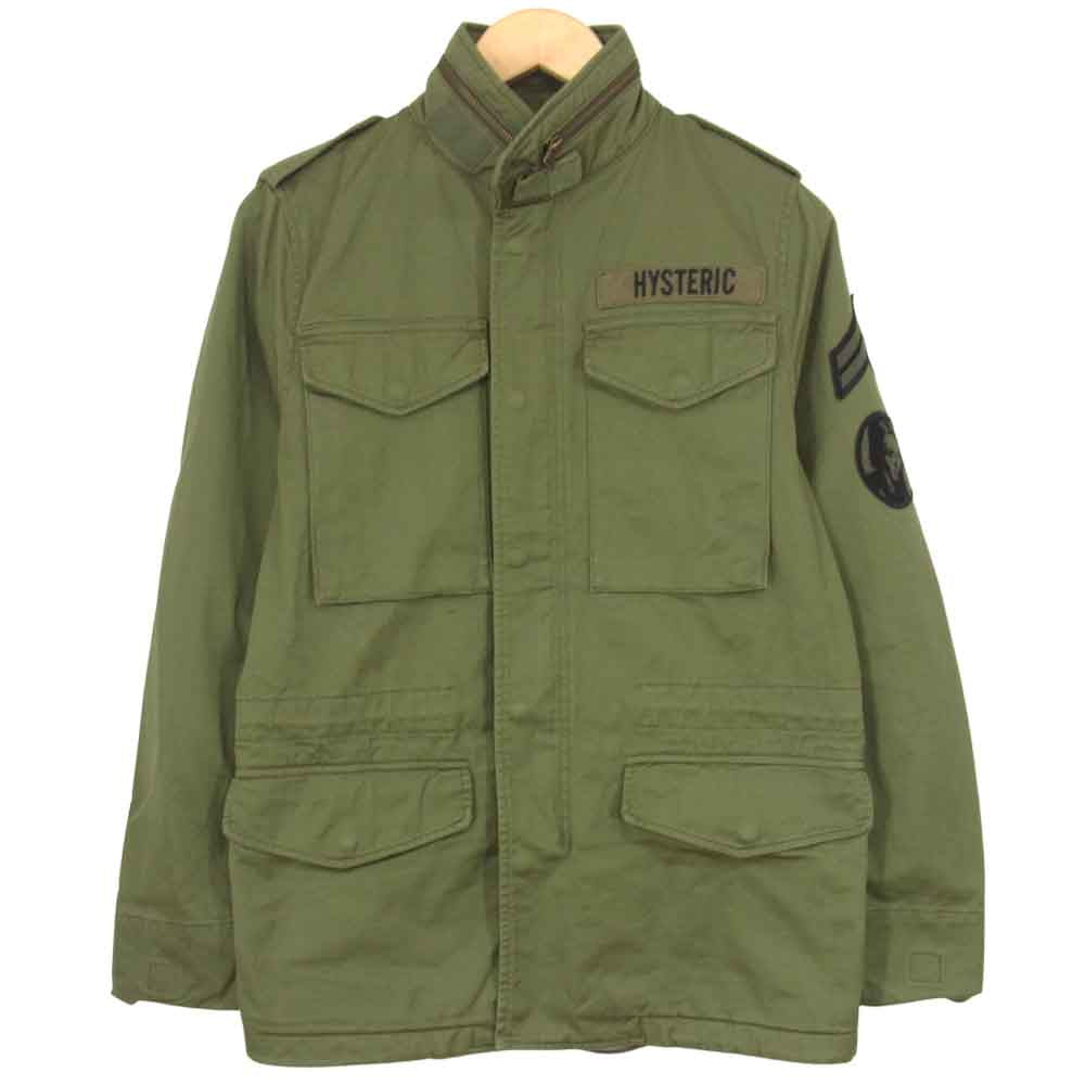 HYSTERIC GLAMOUR ヒステリックグラマー 02173AB25 ルミネエスト 10周年記念 M-65 ミリタリー ジャケット カーキ系 S【中古】