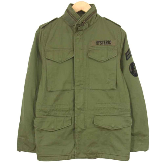 HYSTERIC GLAMOUR ヒステリックグラマー 02173AB25 ルミネエスト 10周年記念 M-65 ミリタリー ジャケット カーキ系 S【中古】