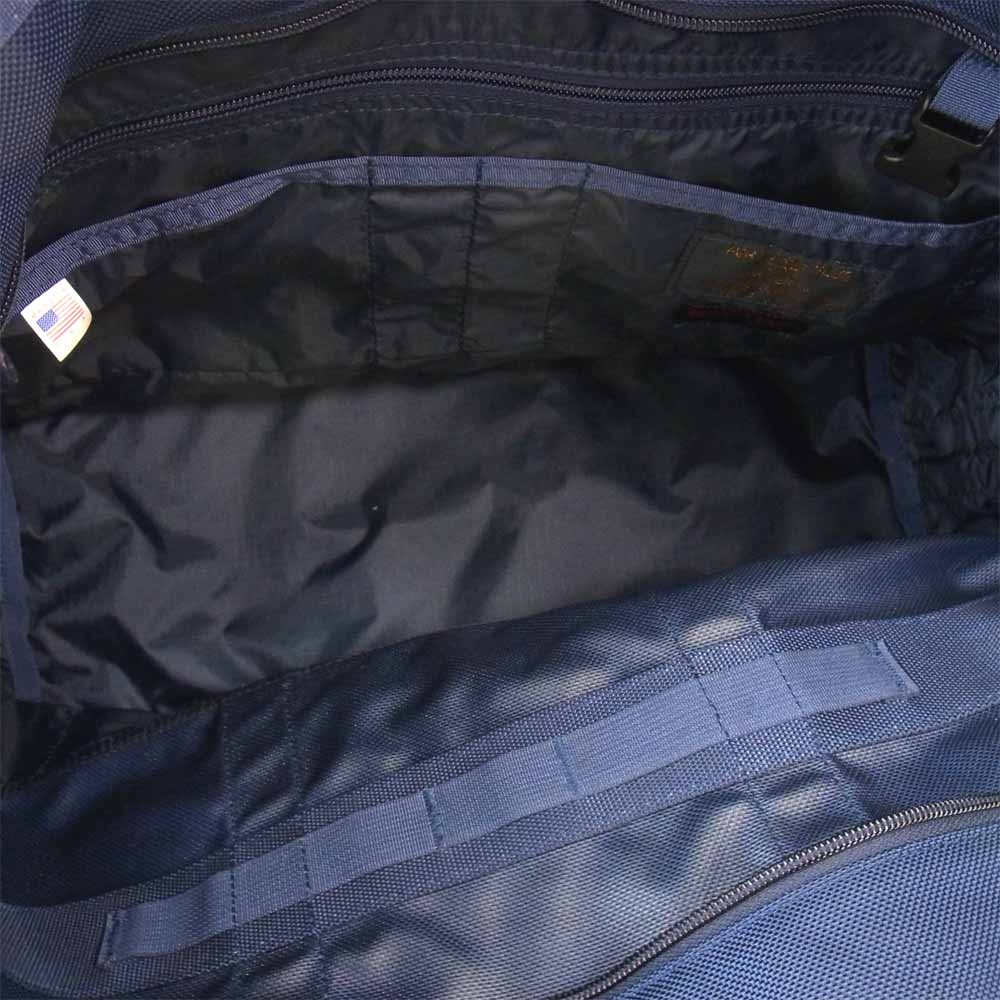 BRIEFING ブリーフィング BEAMS PLUS ビームス 別注 MIL TRAINING TOTE トレーニング トート バック ネイビー系【美品】【中古】