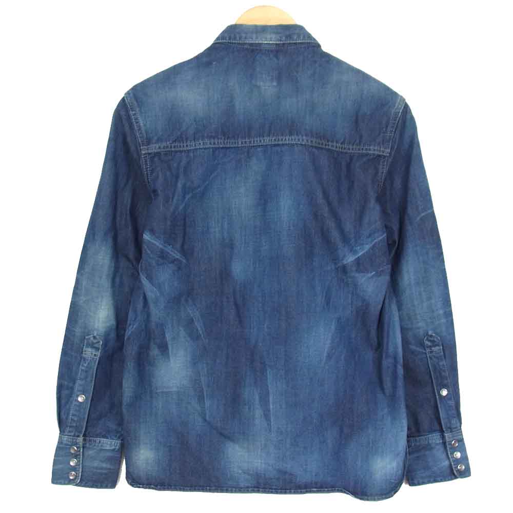 WTAPS ダブルタップス 15SS 151GWDT-SHM09 ALLMAN LS SHIRTS オールマン デニム シャツ インディゴブルー系 S【中古】
