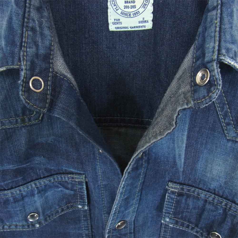 WTAPS ダブルタップス 15SS 151GWDT-SHM09 ALLMAN LS SHIRTS オールマン デニム シャツ インディゴブルー系 S【中古】