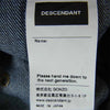 DESCENDANT ディセンダント ZULU DENIM CAP デニム キャップ インディゴブルー系【美品】【中古】