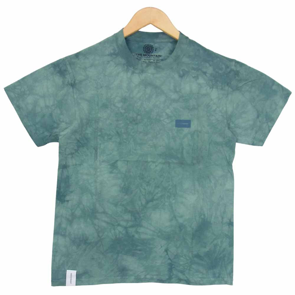 DESCENDANT ディセンダント 18SS 181TNDS-CSM03S MAHI MAHI TIE DYE SS タイダイ Tシャツ グリーン系 1【美品】【中古】