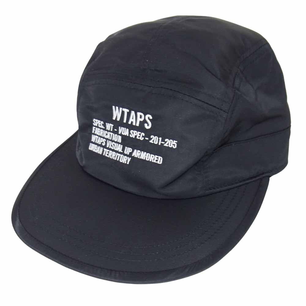 WTAPS ダブルタップス 20SS 201HCDT-HT09 T-7 01 CAP ナイロン ツイル キャップ ブラック系 00【美品】【中古】