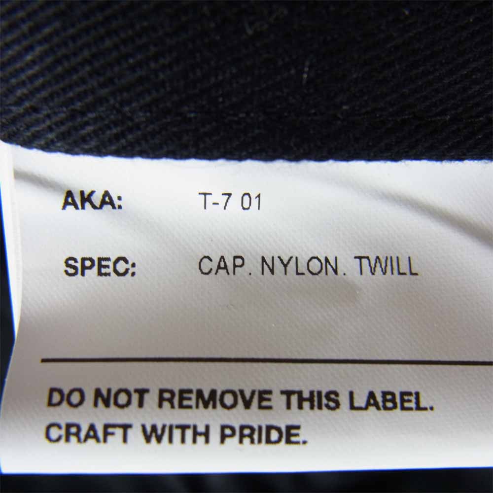 WTAPS ダブルタップス 20SS 201HCDT-HT09 T-7 01 CAP ナイロン ツイル キャップ ブラック系 00【美品】【中古】