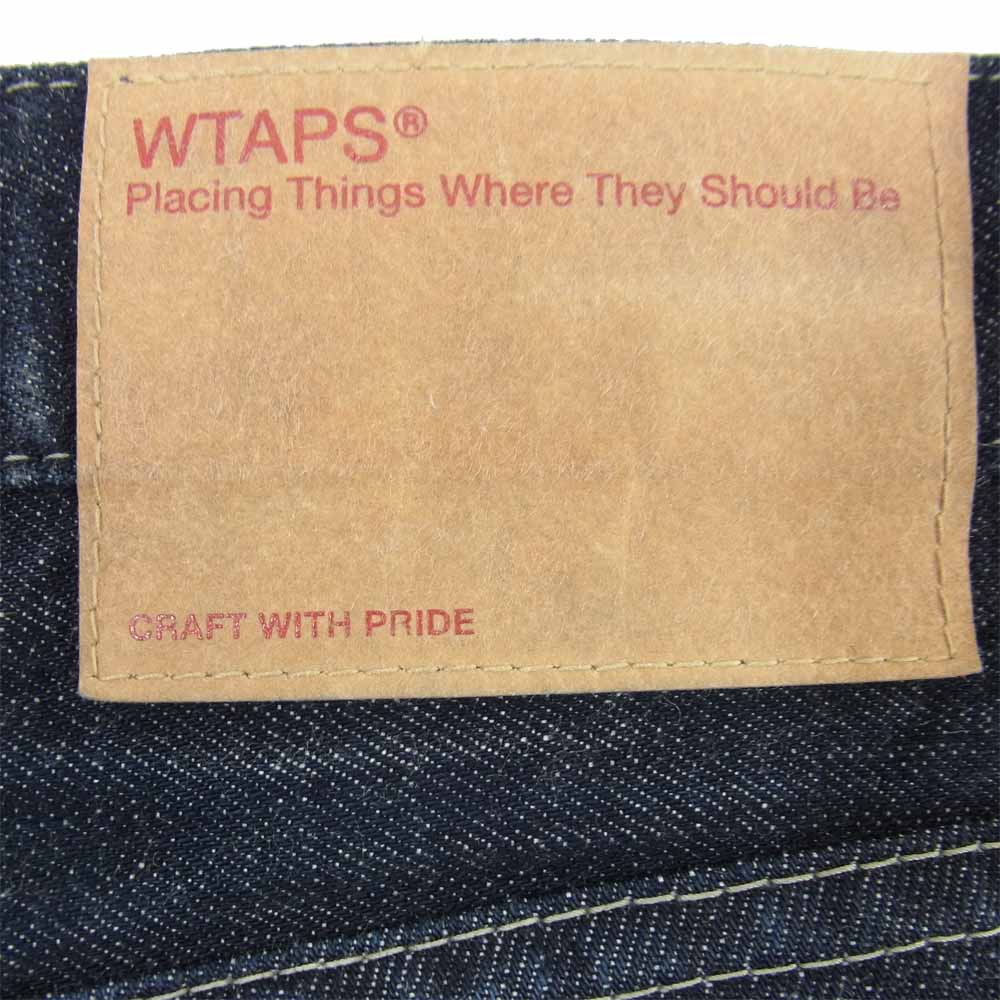 WTAPS ダブルタップス 13SS 131GWDT-PTM06 BLUES VERY SKINNY RAW  インディゴブルー系 M【中古】