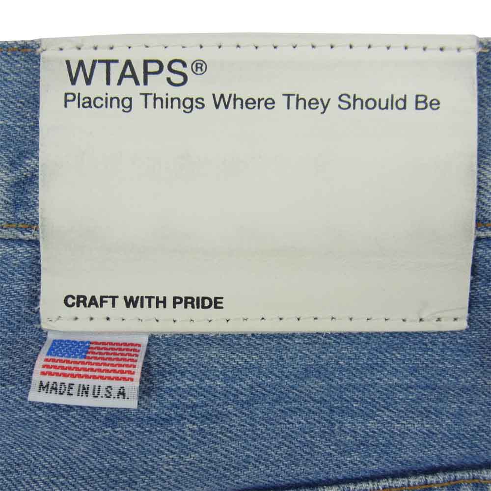 WTAPS ダブルタップス 16SS 161MYDT-PTM01 BLUES BASIC WASHED デニム パンツ インディゴブルー系 S【中古】