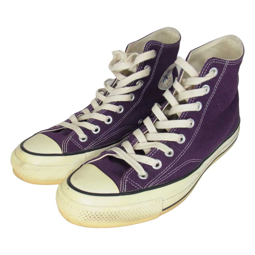 CONVERSE コンバース 1CJ029 Addict アディクト CHUCK TAYLOR CANVAS HI チャックテイラー キャンバスハイ スニーカー パープル系 27.5cm【中古】