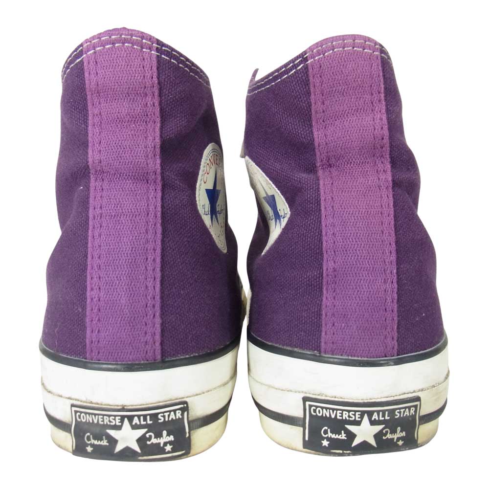 CONVERSE コンバース 1CJ029 Addict アディクト CHUCK TAYLOR CANVAS HI チャックテイラー キャンバスハイ スニーカー パープル系 27.5cm【中古】