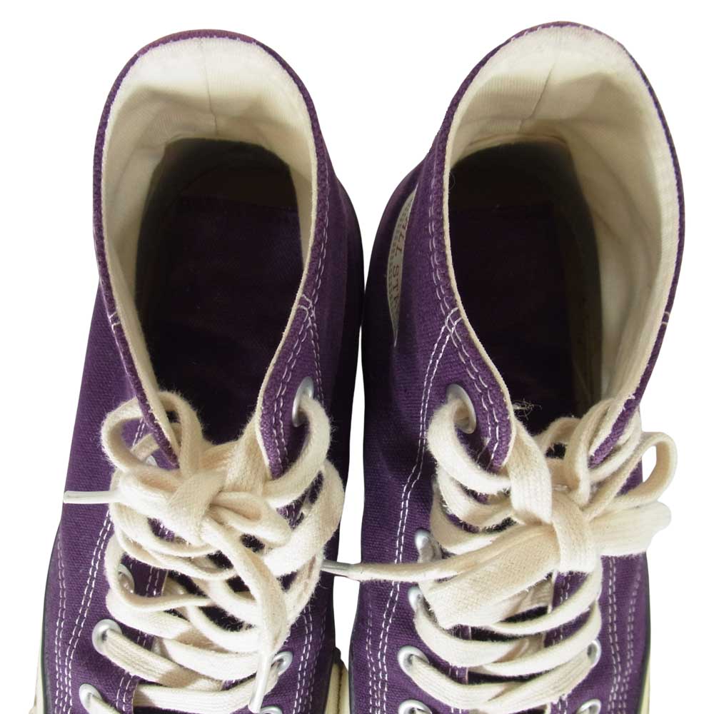 CONVERSE コンバース 1CJ029 Addict アディクト CHUCK TAYLOR CANVAS HI チャックテイラー キャンバスハイ スニーカー パープル系 27.5cm【中古】