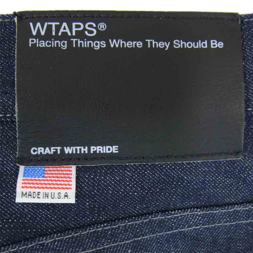 WTAPS ダブルタップス 16SS 161MYDT-PTM03 BLUES SKINNY RAW デニム パンツ インディゴブルー系 M【美品】【中古】