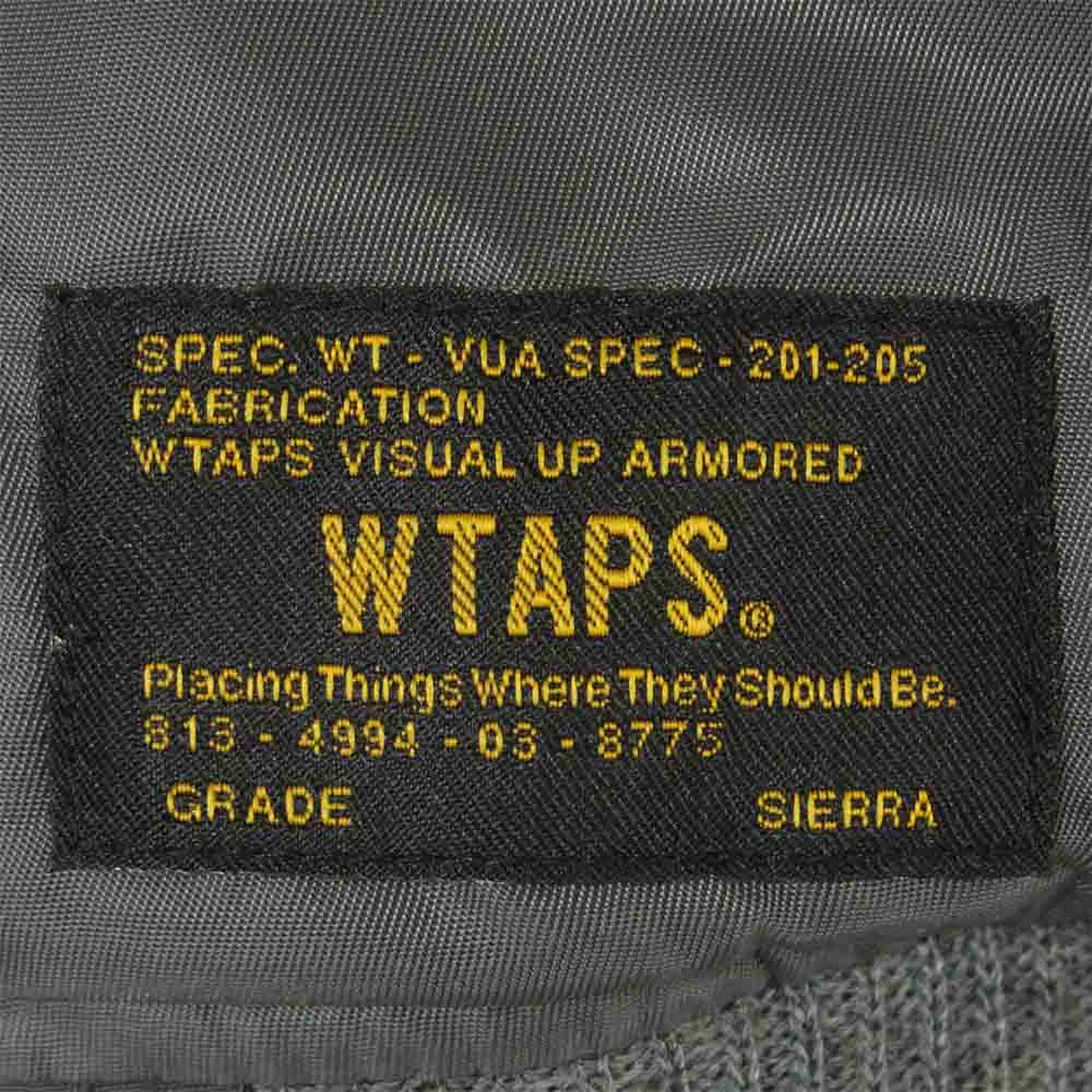WTAPS ダブルタップス 16AW 162GWDT-JKM04 MA-1 JACKET NYLON TWILL バックパッチ ナイロン フライト ジャケット グレー系 S【美品】【中古】
