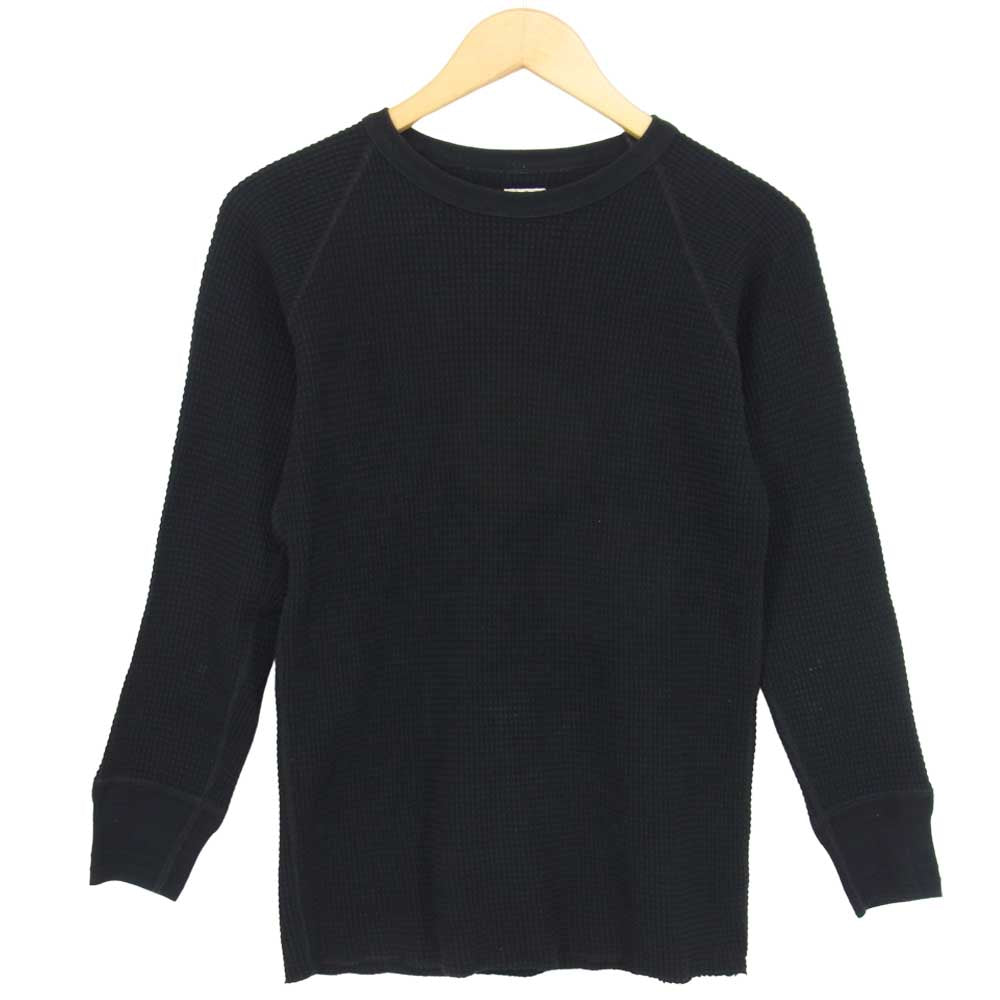 TENDERLOIN テンダーロイン T-WAFFLE サーマル カットソー ブラック系 XS【中古】
