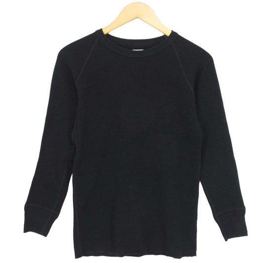TENDERLOIN テンダーロイン T-WAFFLE サーマル カットソー ブラック系 XS【中古】