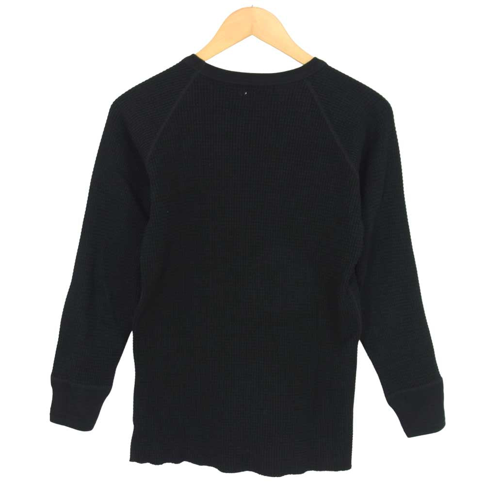 TENDERLOIN テンダーロイン T-WAFFLE サーマル カットソー ブラック系 XS【中古】