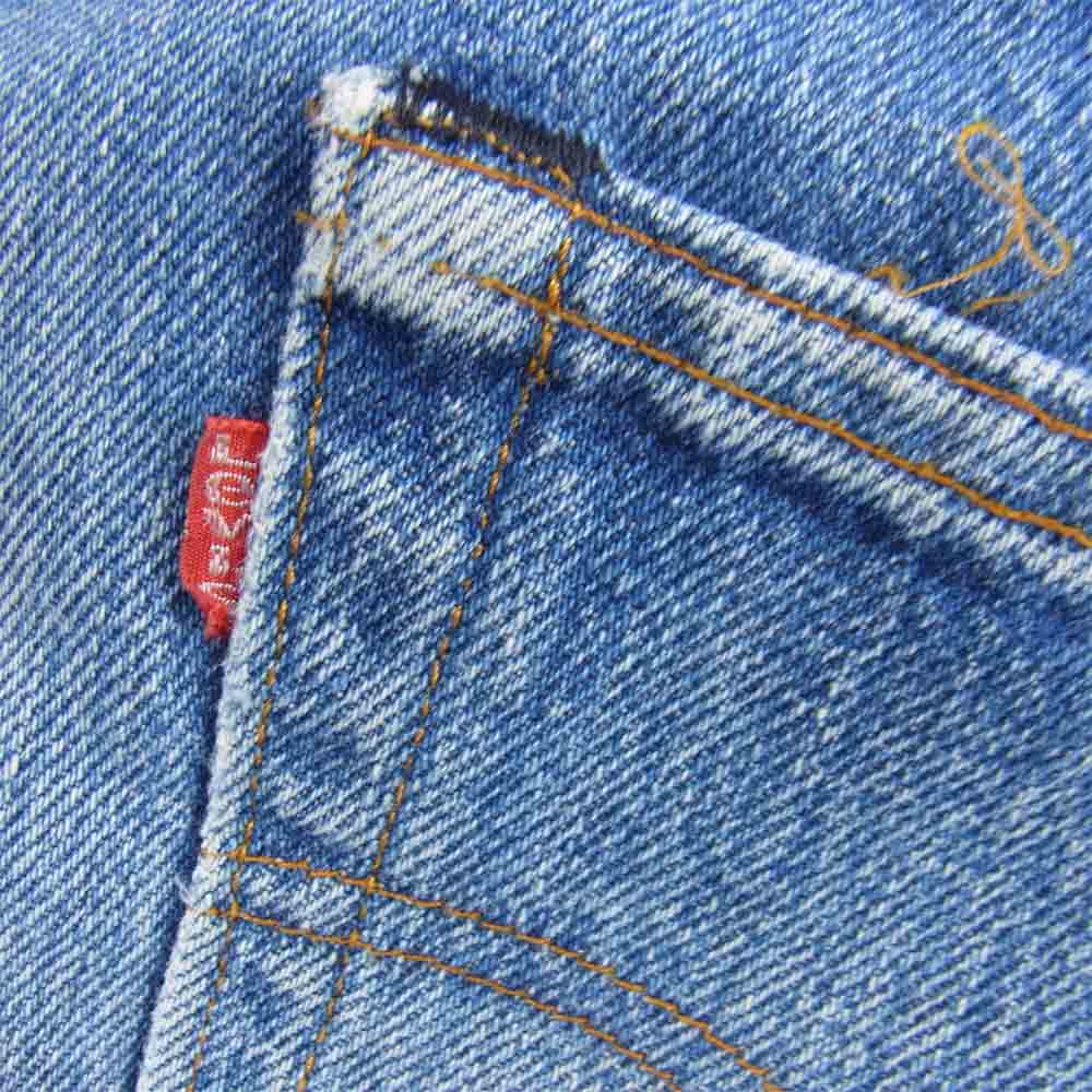 Levi's リーバイス 501 米国製 ボタン裏刻印 532 デニム パンツ インディゴブルー系 W35【中古】