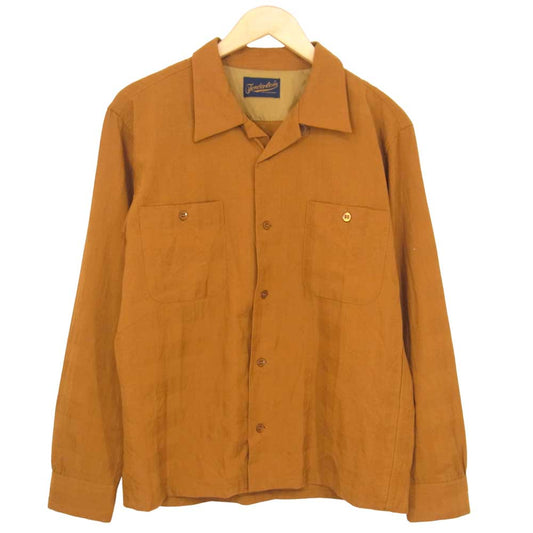 TENDERLOIN テンダーロイン オープンカラー 長袖 シャツ ブラウン系 M【中古】