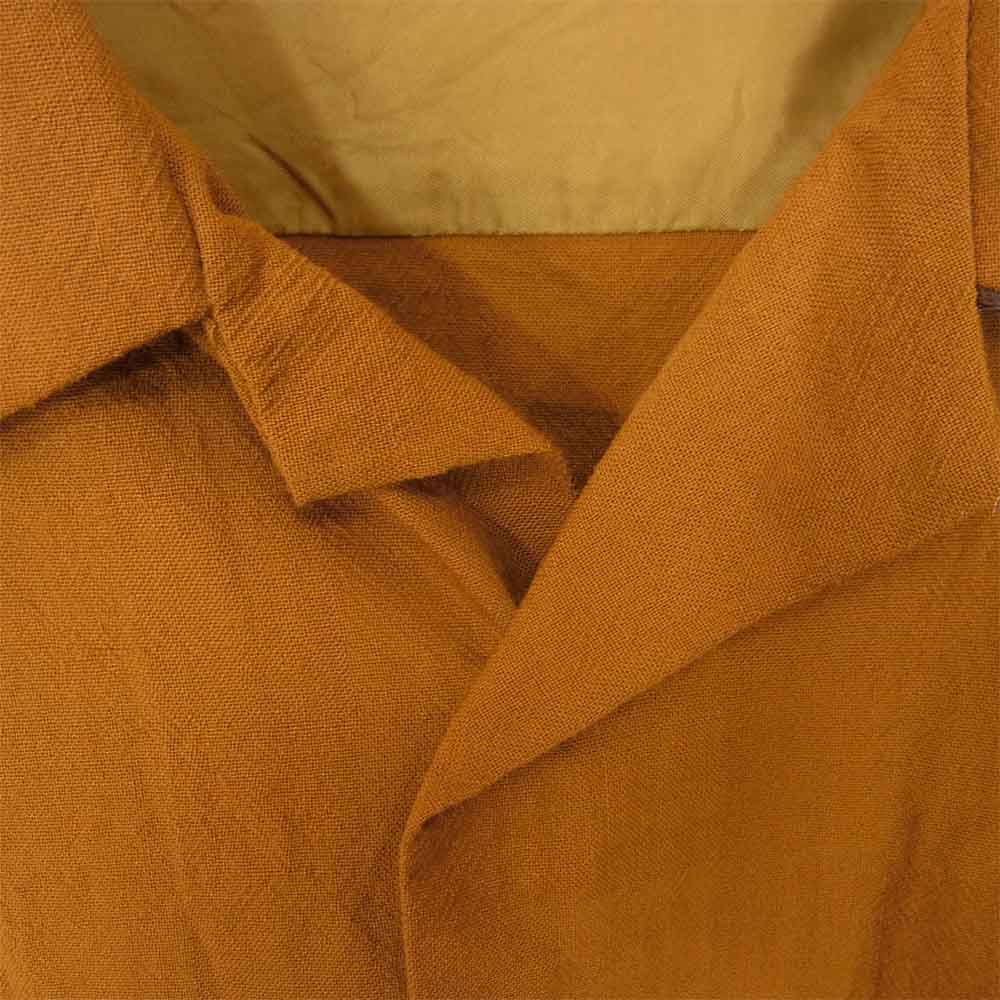 TENDERLOIN テンダーロイン オープンカラー 長袖 シャツ ブラウン系 M【中古】