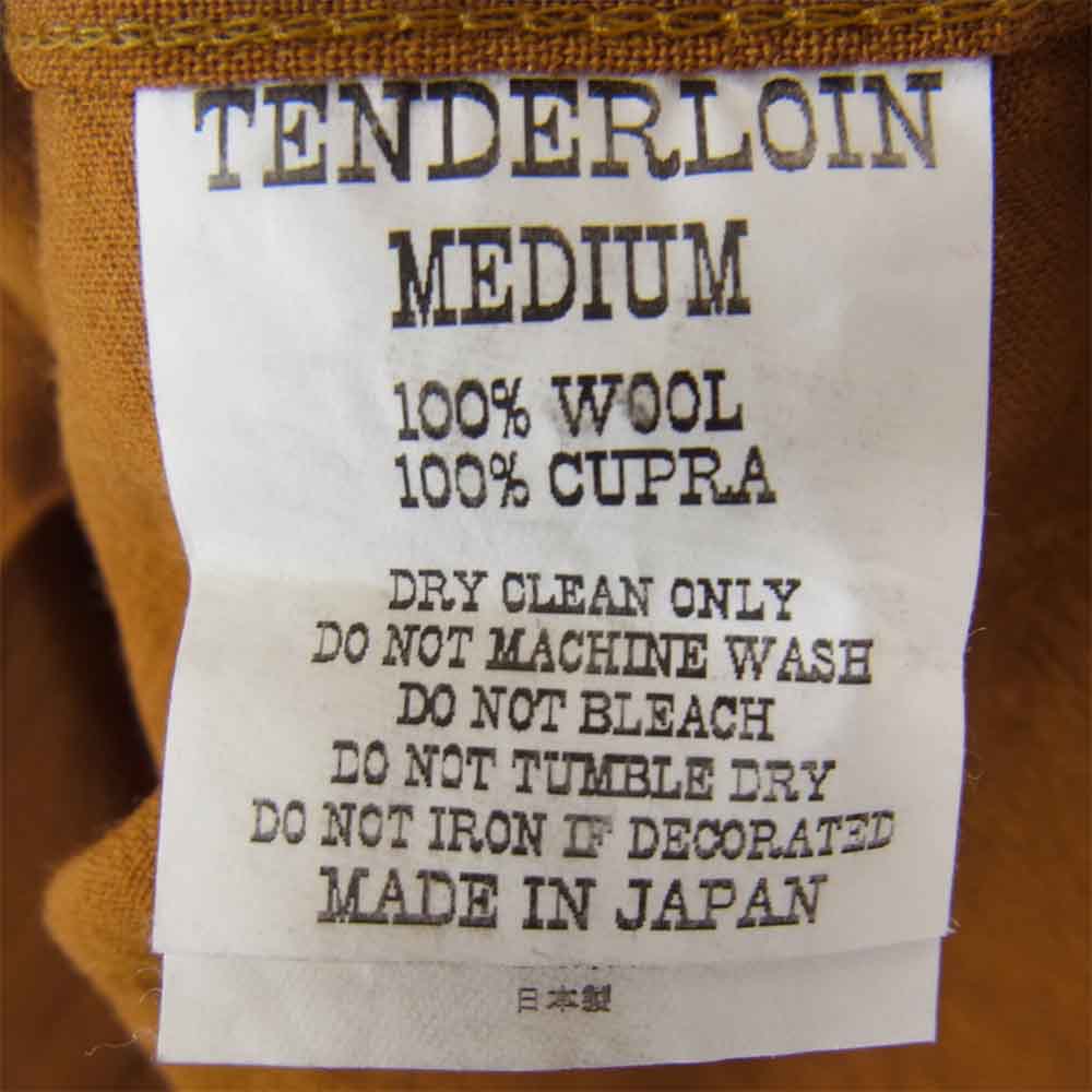 TENDERLOIN テンダーロイン オープンカラー 長袖 シャツ ブラウン系 M【中古】
