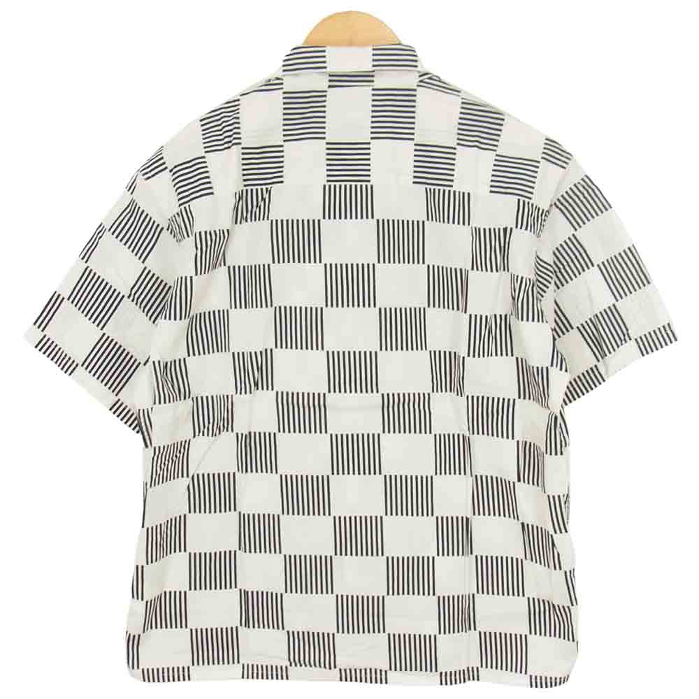 TENDERLOIN テンダーロイン T-COTTON C S/S チェッカー 半袖 シャツ ホワイト系 S【中古】