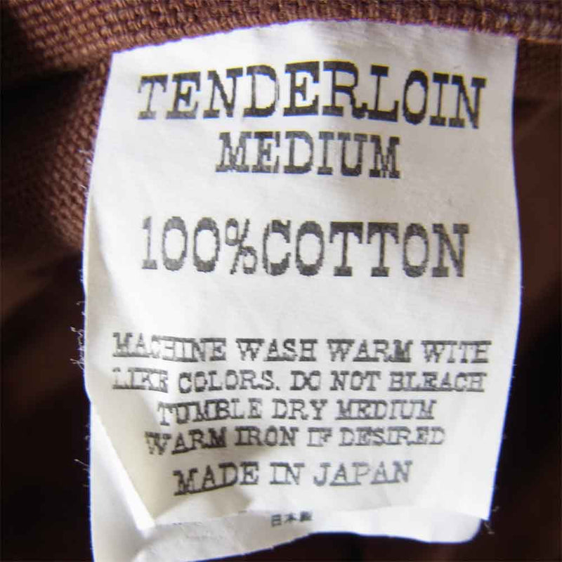 TENDERLOIN テンダーロイン T-OCTAGON CAP ワーク キャップ  ブラウン系 M【中古】