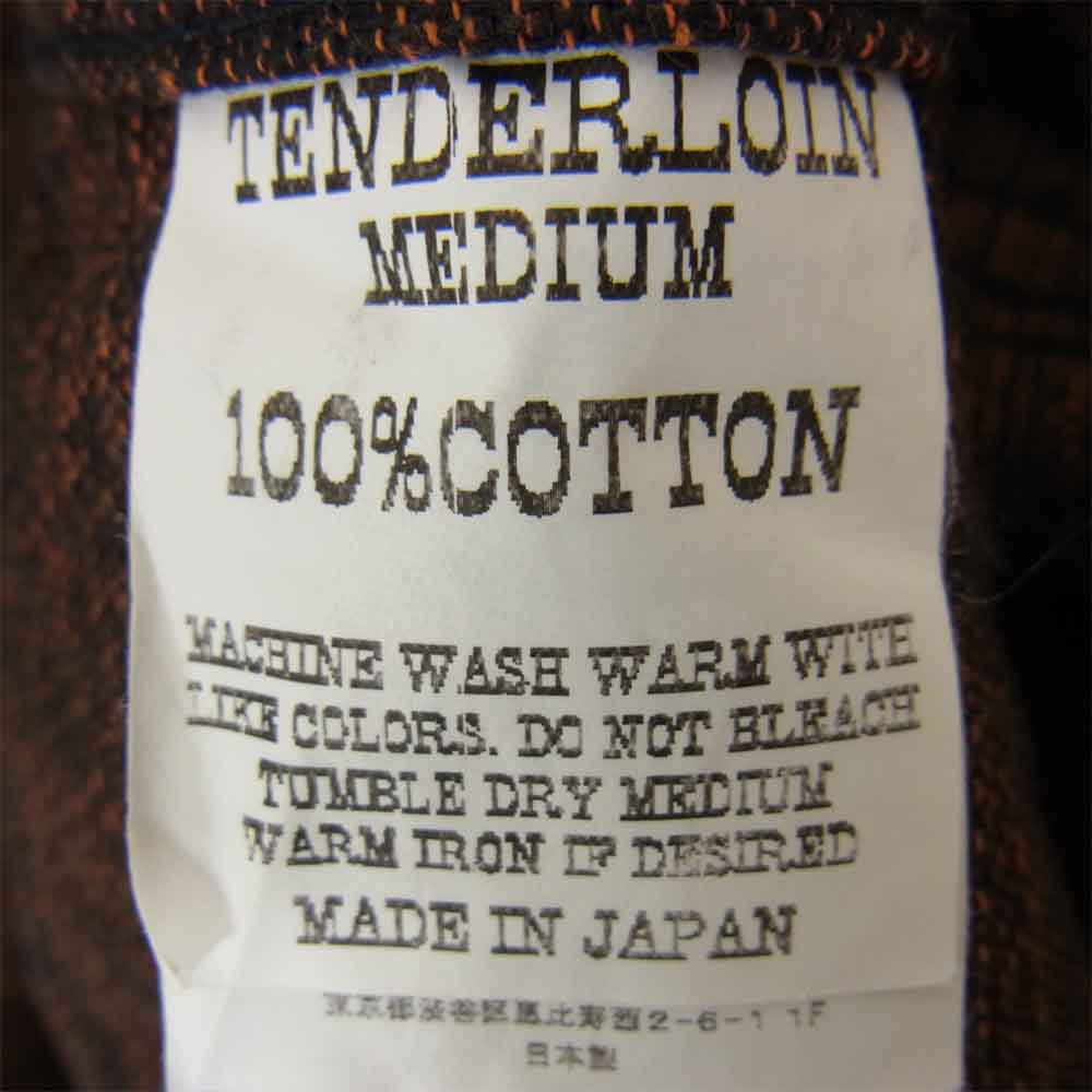 TENDERLOIN テンダーロイン T-BAJA SHT バハ オープンカラー シャツ ブラウン系 M【中古】