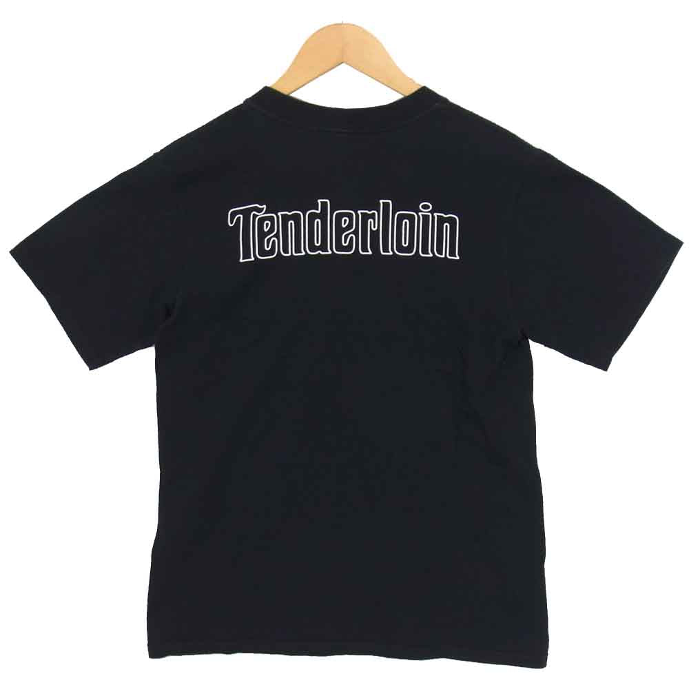 TENDERLOIN テンダーロイン 本店限定 T-TEE RIDE TO LIVE プリント Tシャツ ブラック系 S【中古】