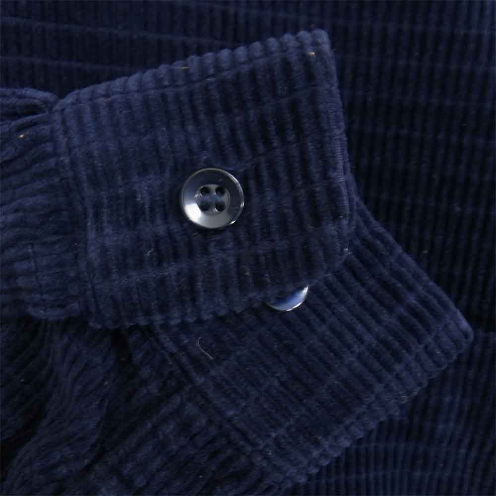 TENDERLOIN テンダーロイン T-CORDUROY SHT コーデュロイ シャツ ネイビー系 S【中古】
