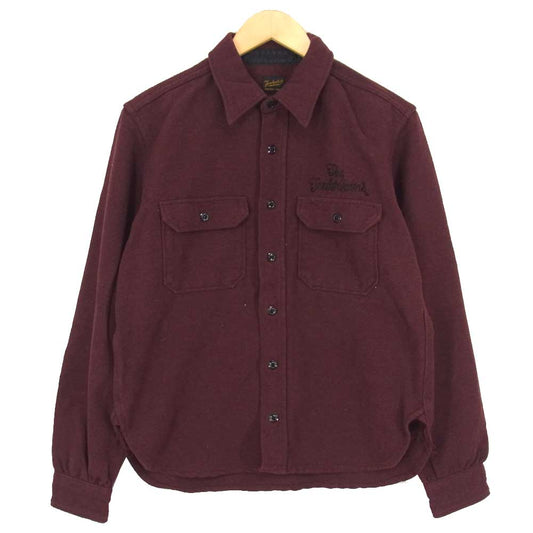 TENDERLOIN テンダーロイン T-BLANKET SHT ブランケット シャツ エンジ系 S【中古】