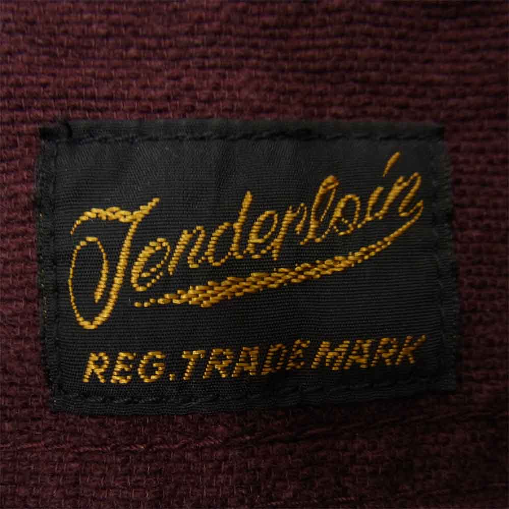 TENDERLOIN テンダーロイン T-BLANKET SHT ブランケット シャツ エンジ系 S【中古】