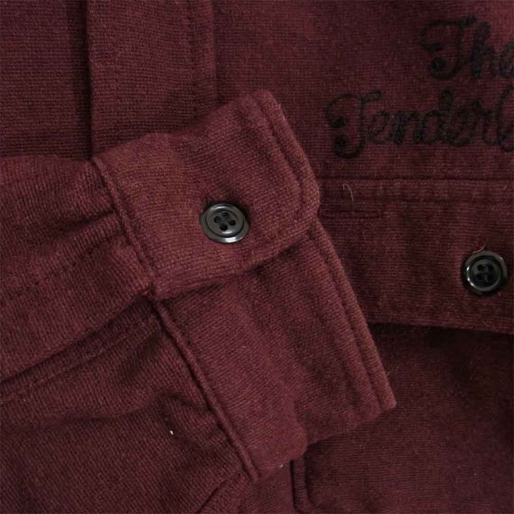 TENDERLOIN テンダーロイン T-BLANKET SHT ブランケット シャツ エンジ系 S【中古】