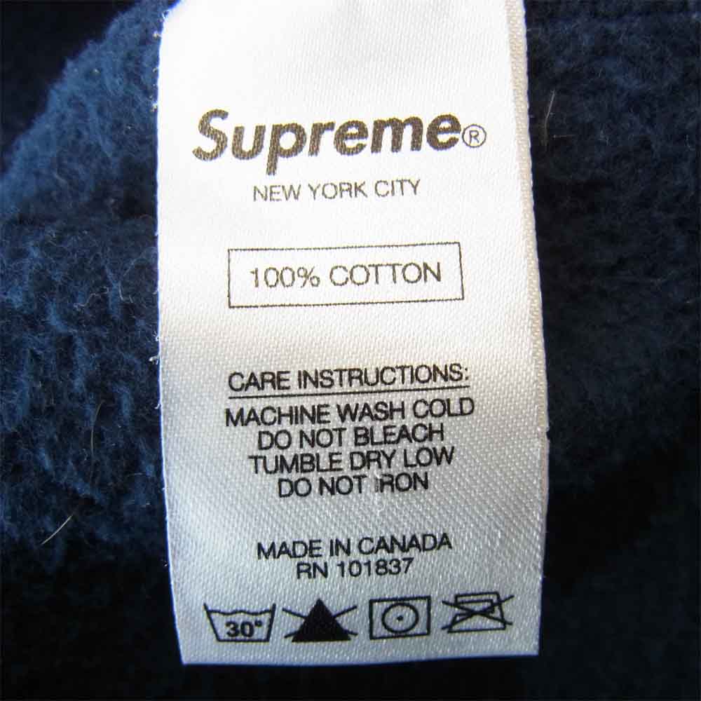 Supreme シュプリーム Box Logo Crewneck ボックスロゴ クルーネック　 ネイビー系 M【中古】