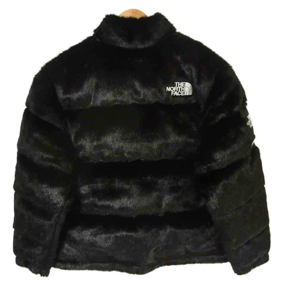 Supreme シュプリーム 20AW ND92001I 国内正規品 The North Face ノースフェイス Faux Fur Nuptse ファー ヌプシ ダウン ジャケット ブラック系 M【美品】【中古】